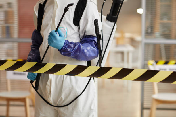 Professional Biohazard Cleanup technician working in Glenwood, AR